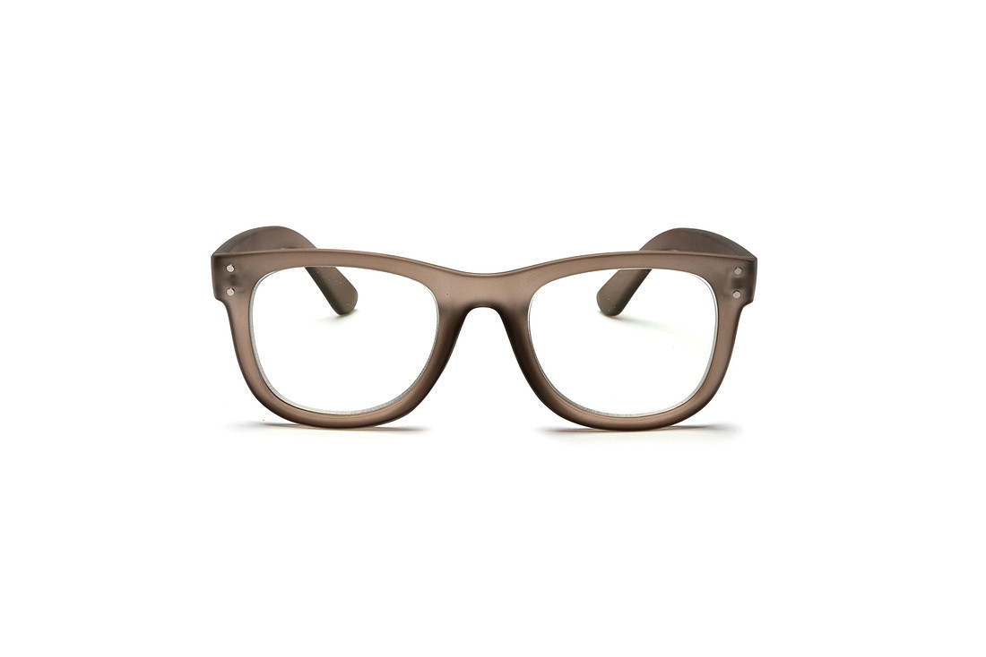 eyeglasses photographed on a white background with professional editing and lighting
