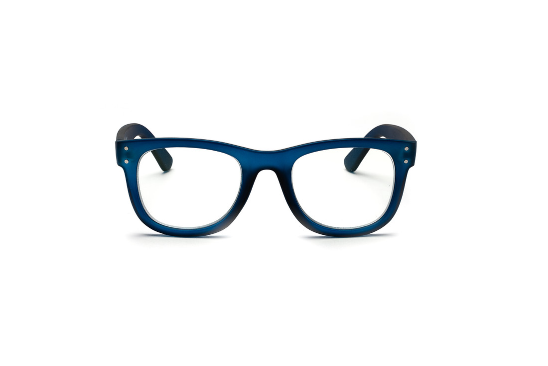 eyeglasses photographed on a white background with professional editing and lighting