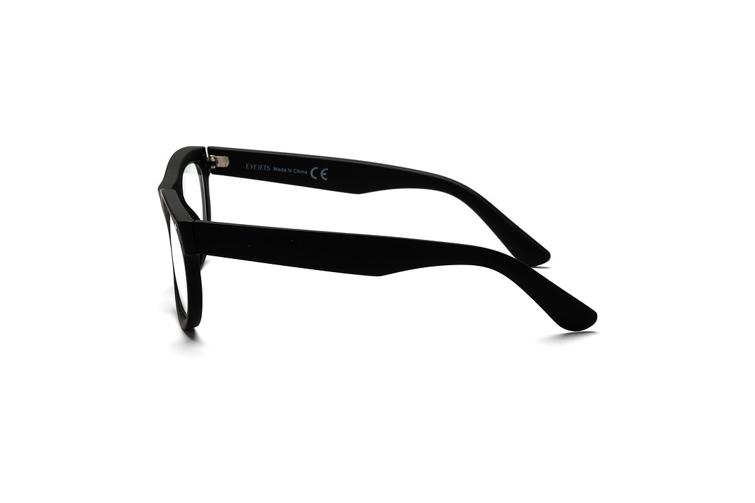 eyeglasses photographed on a white background with professional editing and lighting