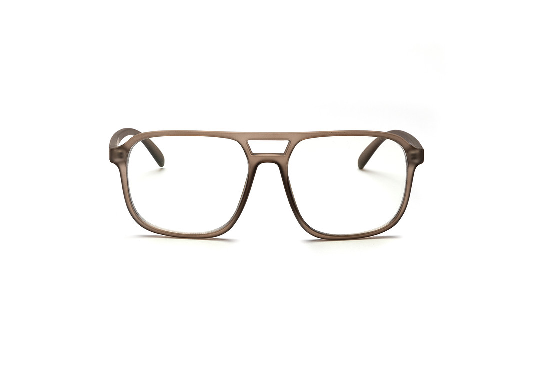 Professional White Background Eyeglasses Display