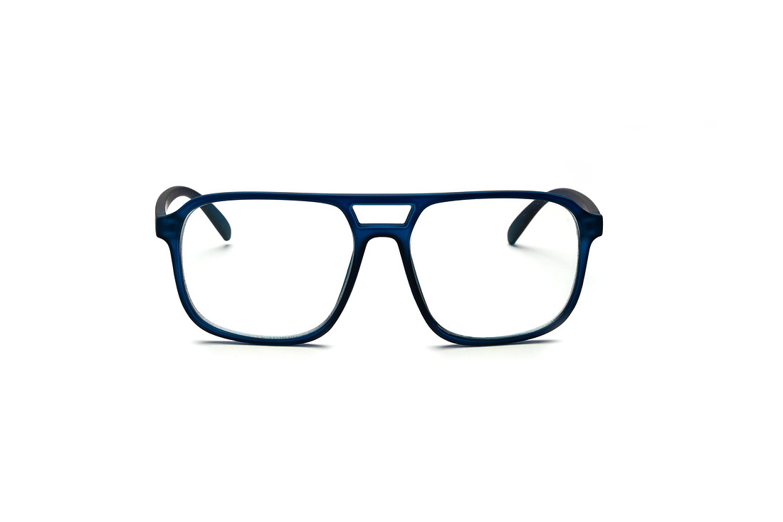 Professional White Background Eyeglasses Display