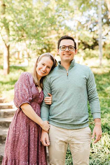 Outdoor spring family mini session capturing authentic smiles and connection