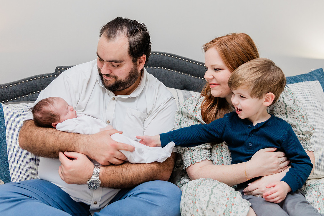 In Home Lifestyle Newborn Session