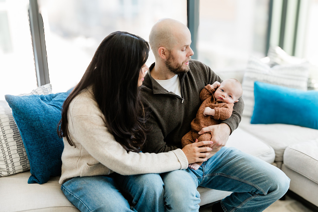 In Home Newborn Lifestyle Session