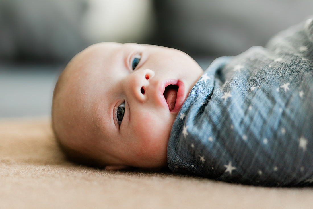 In Home Newborn Lifestyle Session
